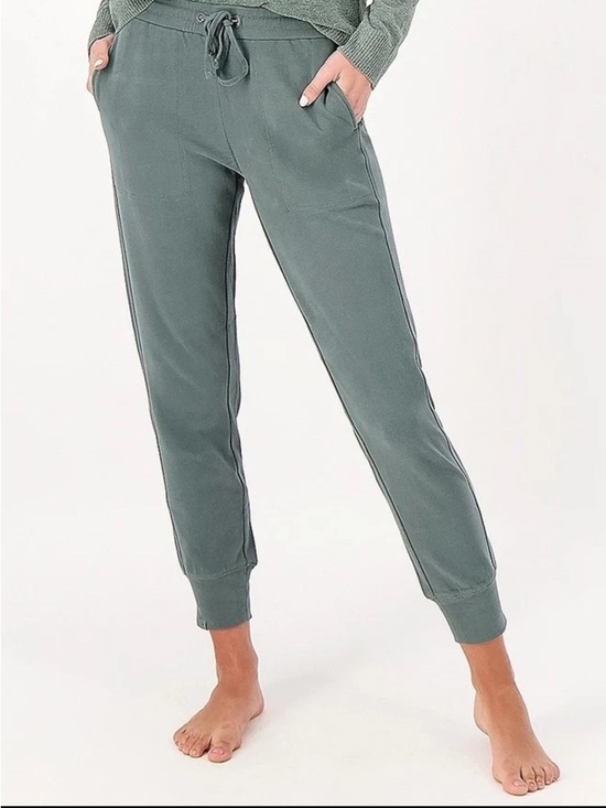 Barefoot Dreams Pants - Barefoot Dreams Malibu Jogger
in Agave Green
Medium
EUC 163